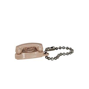 Vintage Tupperware Princess Phone Keychain Beige It's Little It's Lovely